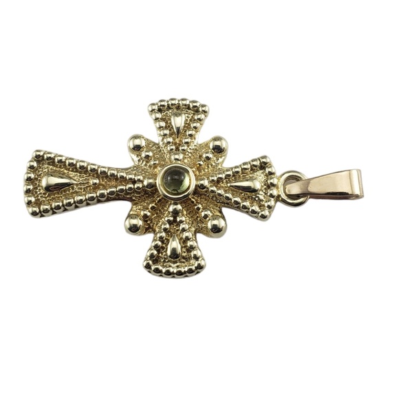 14 Karat Yellow Gold Cross Pendant #16238 - Picture 2 of 7